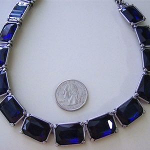 Lia Sophia Chambord Blue Necklace/Bracelet Set!